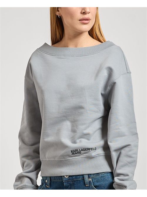 Maglione donna Karl Lagerfeld con spalla scesa KARL LAGERFELD | A3W20039274